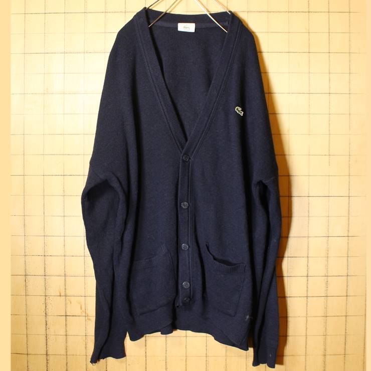 LACOSTE ラコステ カーディガン メンズ2XL ネイビー - blog.knak.jp