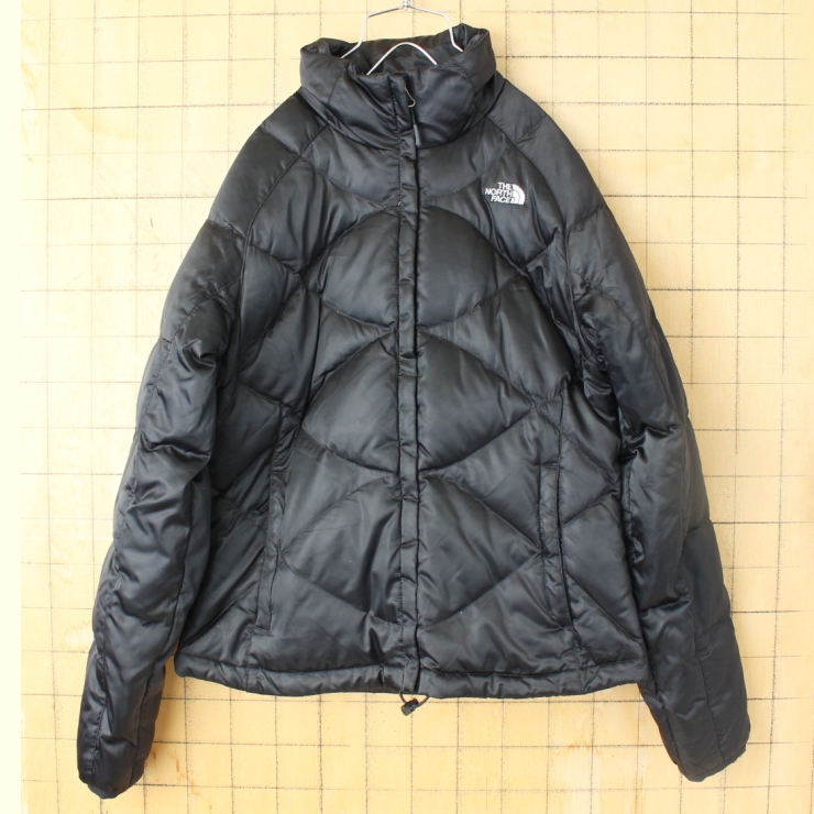 THE NORTH FACE ノースフェイス 550フィル ダウンジャケット ブラック レディースM アメリカ古着