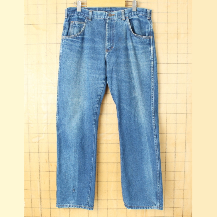 70s 80s USA デニムパンツ ブルージーンズ W34 TALON アメリカ古着