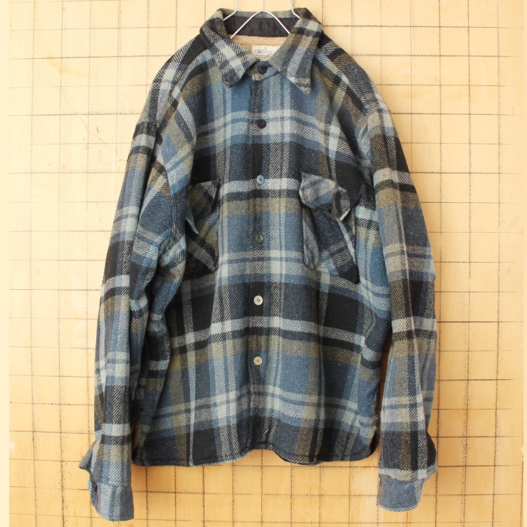70s〜80s melton shirts jacket CPO jacket
