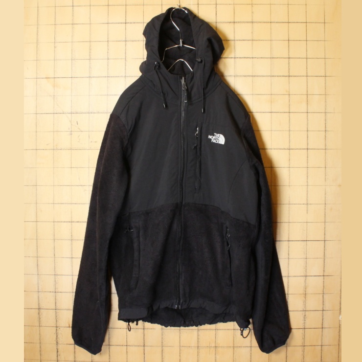 THE NORTH FACE ノースフェイス フリース パーカー ジャケット ブラック レディースM アウトドア アメリカ古着 121521aw19