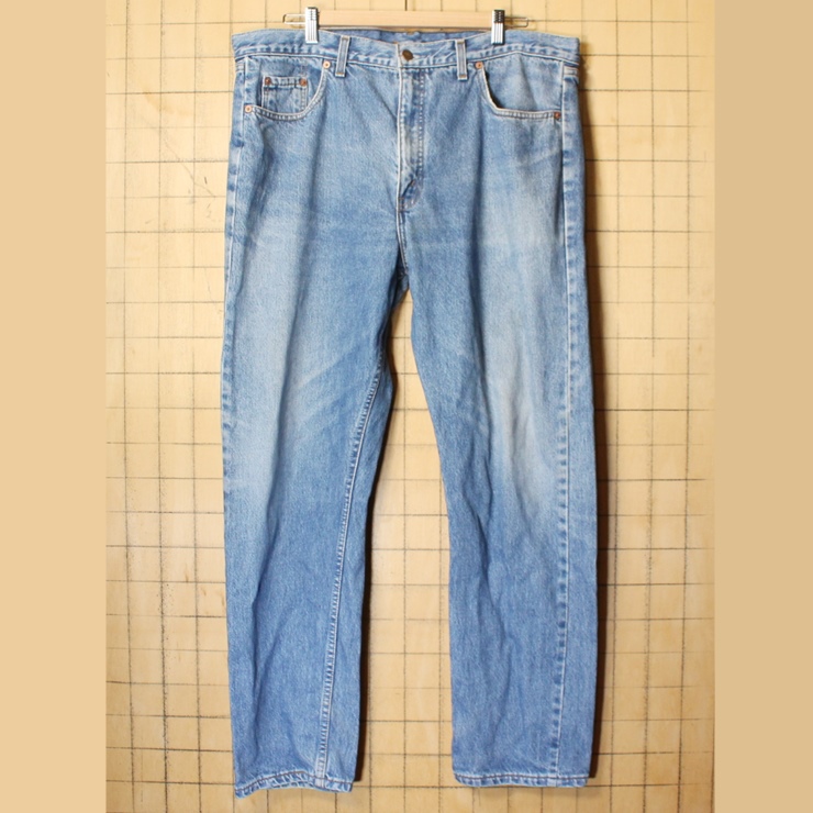 ビッグサイズ EURO Levis ユーロ リーバイス 615 ブルー ジーンズ デニム パンツ W40 青 ヨーロッパ古着 121521aw84