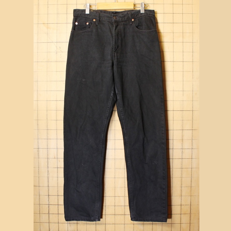 90s EURO Levis ユーロ リーバイス 623 02 ブラック カラー ジーンズ デニム パンツ W32 ヨーロッパ古着 121521aw89