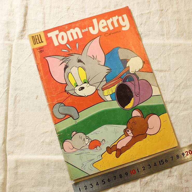 トムとジェリー コミック 50s Tom and Jerry comics Vol.1 No.145 AUGUST Dell Publishing 1956年 アメコミ トムジェリ Cracker Jack