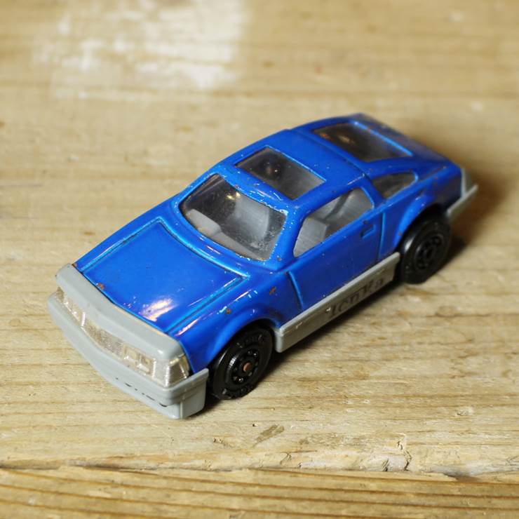 70s 80s Tonka トンカ ヴィンテージ ミニカー ブルー スポーツカー TURBO 日本製