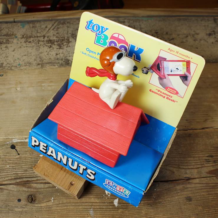 ピーナッツ フライングエース スヌーピー トイブック Snoopy Toy Book PEANUTS ERTL 絵本