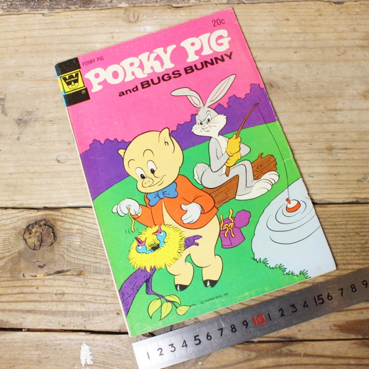 70s ポーキーピッグ バッグスバニー コミック PORKY PIG and BUGS BUNNY comics No.54 1974年 アメコミ ワーナー