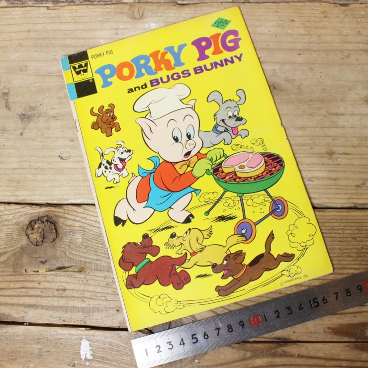 70s ポーキーピッグ バッグスバニー コミック PORKY PIG and BUGS BUNNY comics No.56 1974年 アメコミ ワーナー