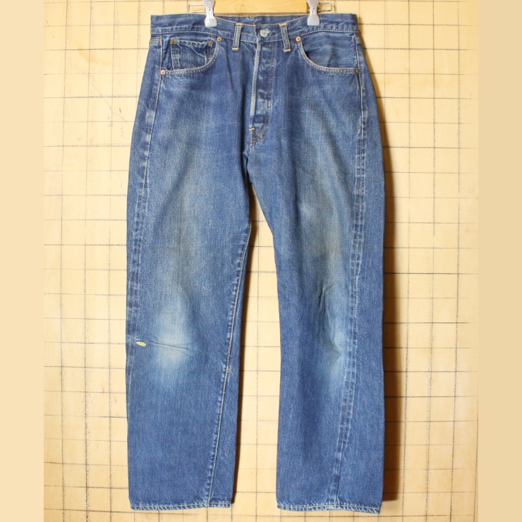 USA製 60s Levis 501 BigE 前期 リーバイス デニムパンツ ジーンズ ブルー W33相当 ボタンフライ アメリカ古着