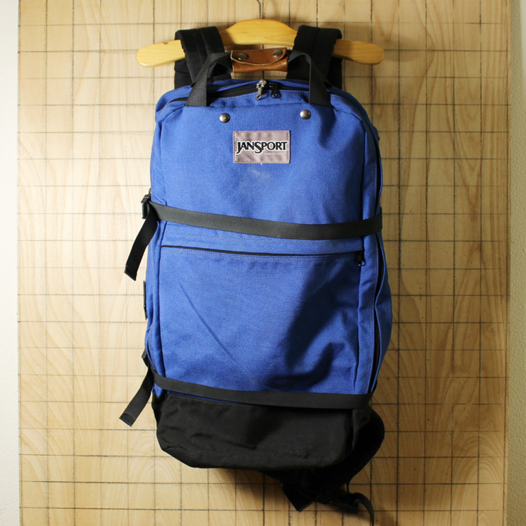 JANSPORT/USA製USED/ブルー/2WAYバックパック・リュックサック/ショルダー