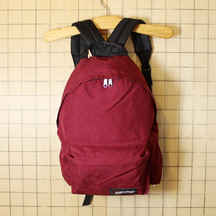 EASTPAK イーストパック USA製 USED 中古 エンジ リュックサック ディパック アメリカ古着 bar52