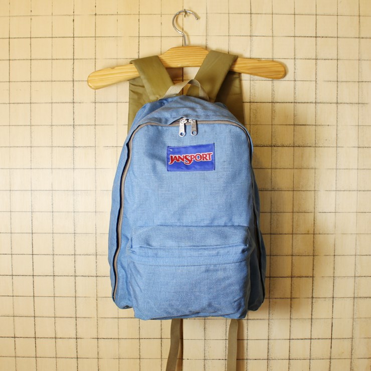 JANSPORT ジャンスポーツ 70's USA製 USED 中古 ライトブルー リュックサック ディパック アメリカ古着 bar60