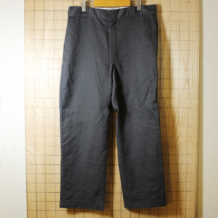 Dickies/USA製古着/グレー/ワークパンツ/w36l32/co-p-87