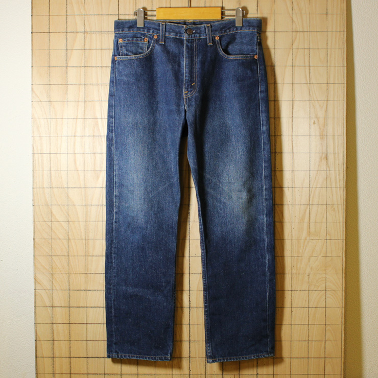 Levi's505/USA製古着ブルーデニムパンツ・ジーンズ/W33L34/de-p-67