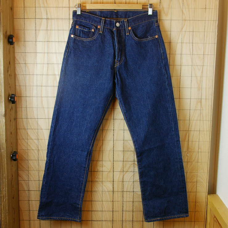 古着USA製濃紺青色(ブルー)LEVI'S501(リーバイス501)デニムパンツ/ジーンズw30l31