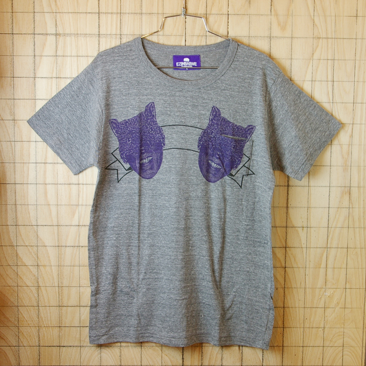 【EZIMBABWE TYUMBASKINS】WOMBAT MAN Pocket Tee-shirt【エジンバブエ チュンバスキンズ】