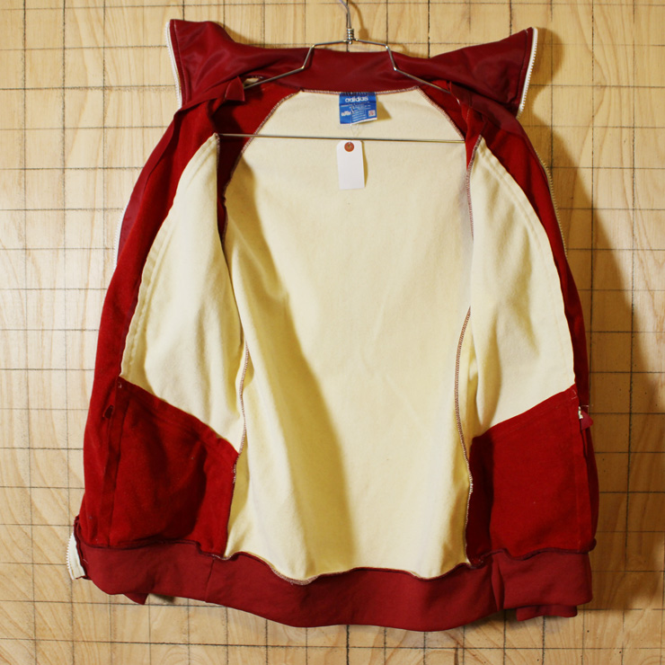 adidas】フランス製70sビンテージ古着レッド×ホワイトWTA ventex adidas】フランス製70sビンテージ古着レッド×ホワイトWTA ventex