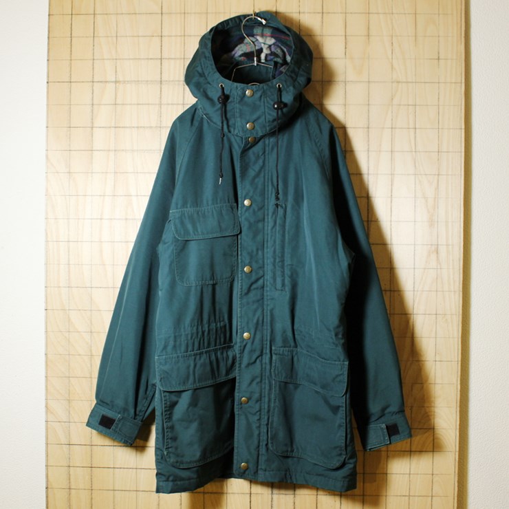 EDDIE BAUER/90's古着/グリーン/エディーバウアージャケット・マウンテンパーカー/メンズS