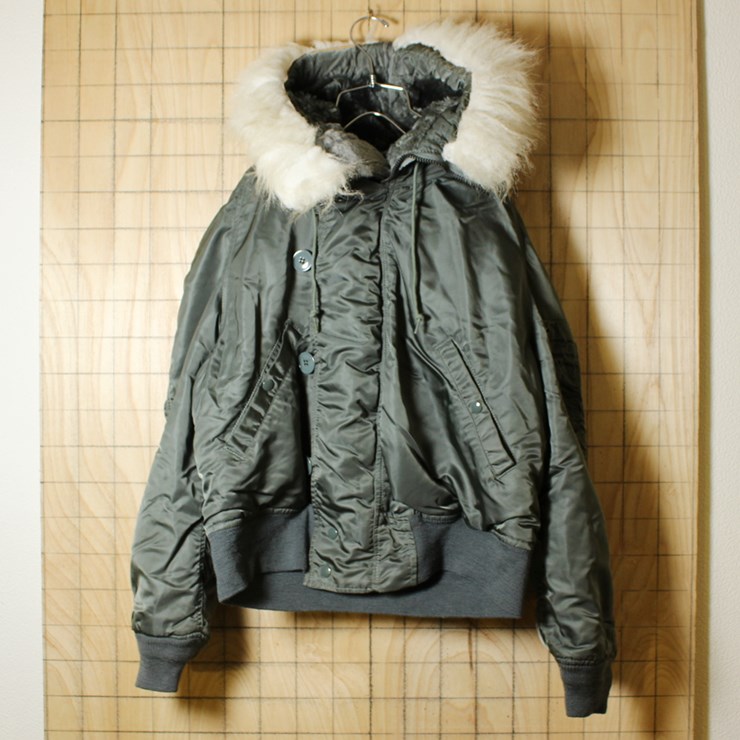 80sアルファn2busa製【希少】80s alpha industries n-2b usa製 M