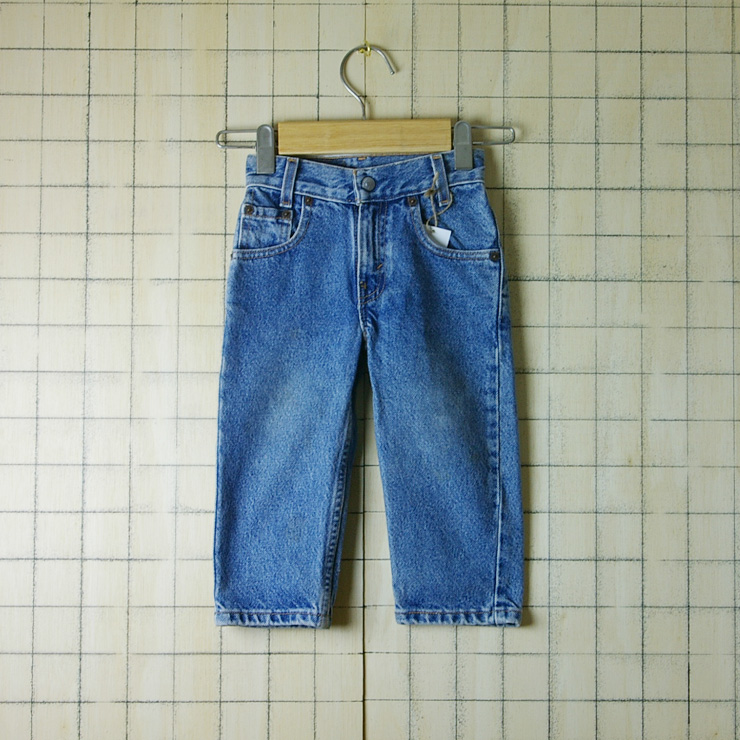 古着メキシコ製青色(ブルー)LEVI'S 550(リーバイス550)BOY'Sキッズデニム/ジーンズ