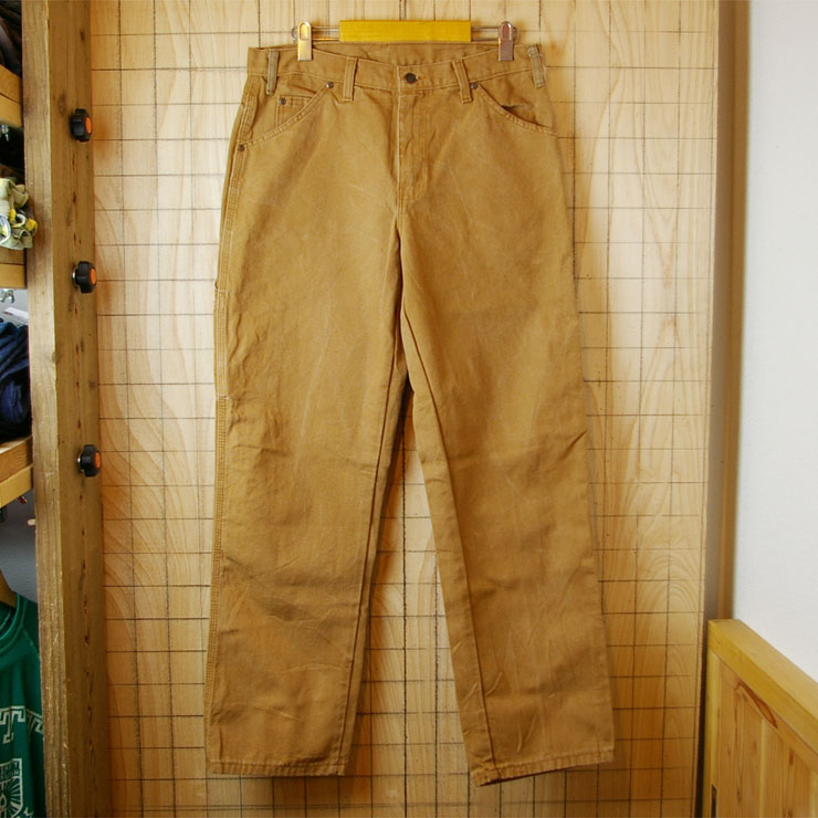 【Dickies】古着ダック地ペインターワークパンツW32L30