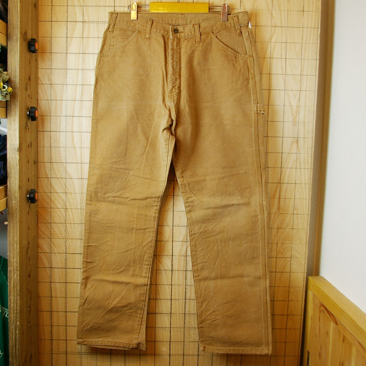 【Dickies】古着ダック地ペインターワークパンツW36L32