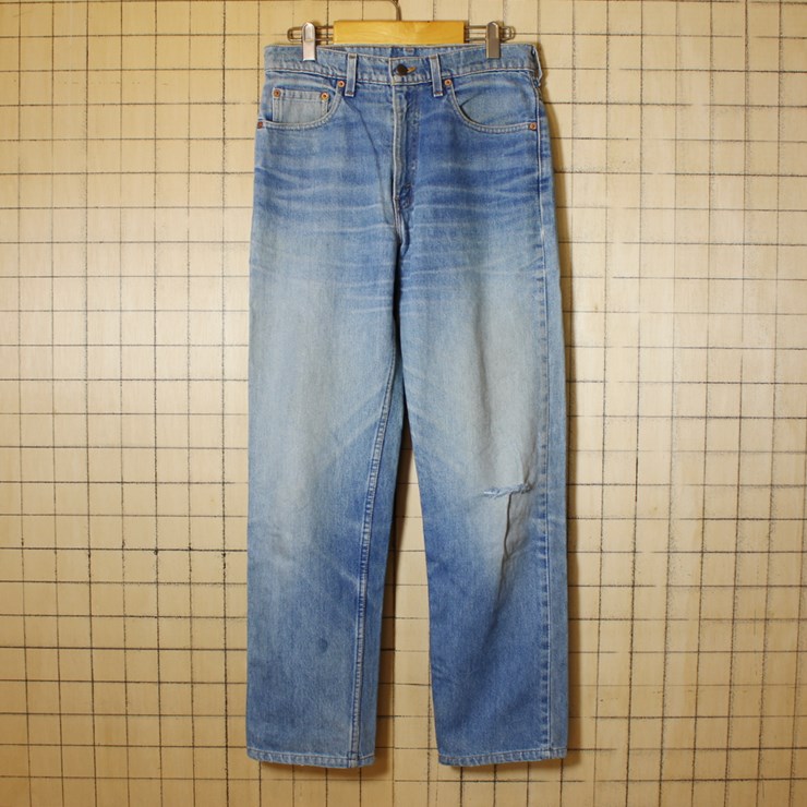 Levis リーバイス 510 ジーンズ デニム パンツ USA製 古着 ブルー W31L34