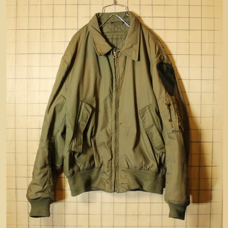 U.S.ARMY 80s CVCタンカースジャケット ミリタリー オリーブドラブ アラミド X-LARGE・REGULAR SCOVILL 古着