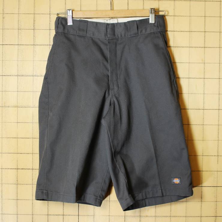 USA製 Dickies ディッキーズ ワーク ショートパンツ W28 グレー ショーツ 短パン 古着