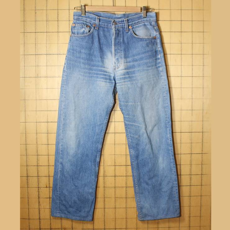 USA製 Levis リーバイス 501 ジーンズ デニム パンツ ブルー W30 古着