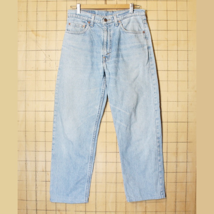 90s USA製 Levis 510 リーバイス ブルー ジーンズ デニム パンツ W32 ...