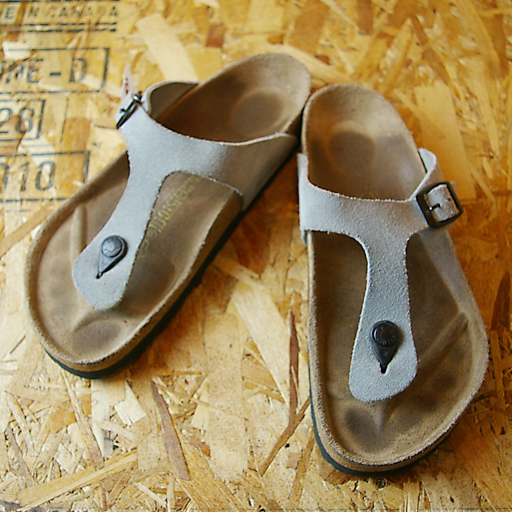 【BIRKENSTOCK】GIZEH(ギゼ)グレービルケンサンダルsize25.0cm