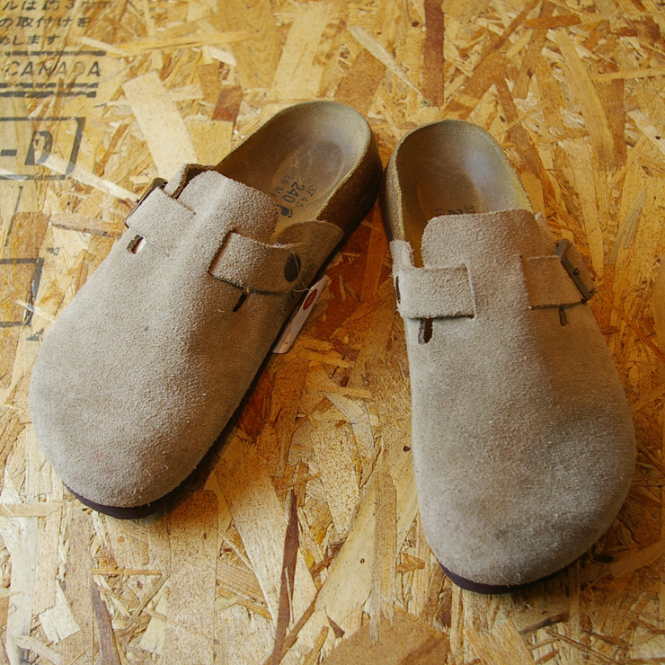 【BIRKENSTOCK Betula】ROCK(ロック)ベージュスウェードレザービルケンサンダルsize24.0cm