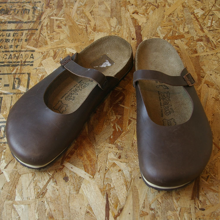 【BIRKENSTOCK】Birki'sドイツ製ダークブラウン(茶)ビルケンメンズサンダルsize27.0cm(42)