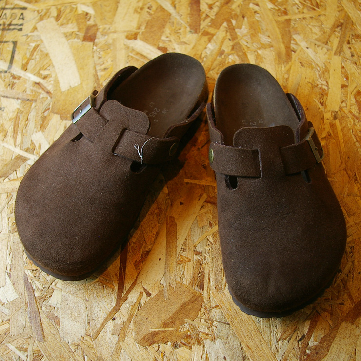 【BIRKENSTOCK Papillio】パピリオブラウンボストンタイプビルケンレディースサンダルsize24.5cm