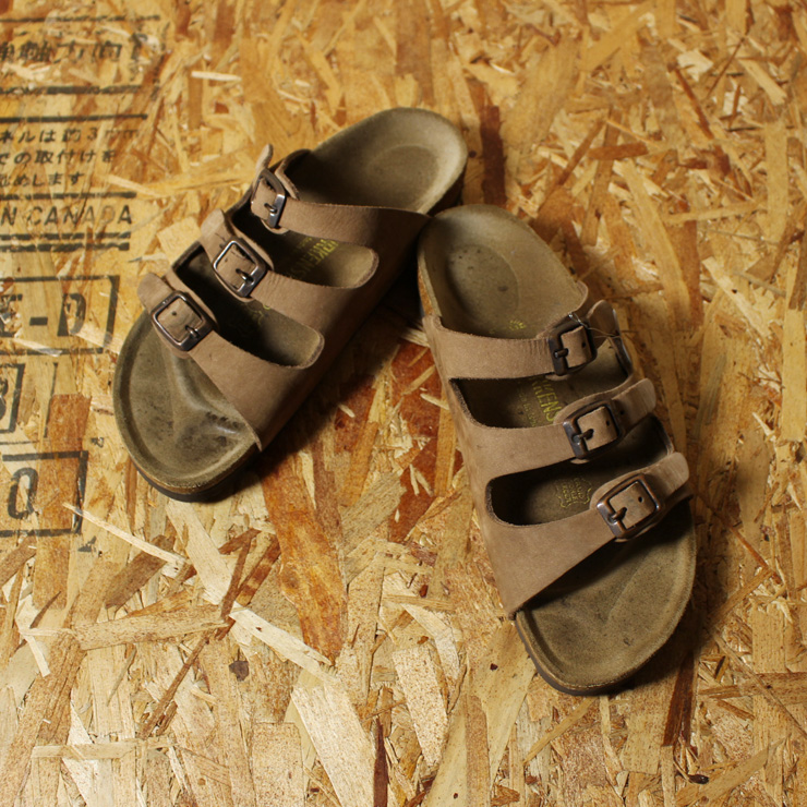 BIRKENSTOCK・ビルケンシュトック/古着/ベージュ/floridaサンダル・スリッパ/37/24.0cm/