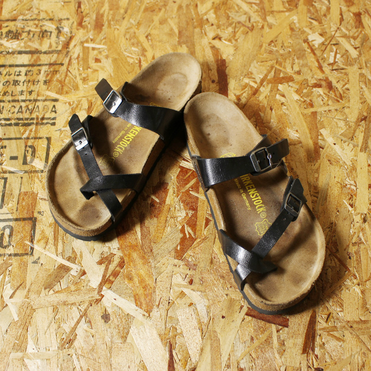 BIRKENSTOCK・ビルケンシュトック/古着/ブラック/MAYARIサンダル・スリッパ/37/24.0cm/