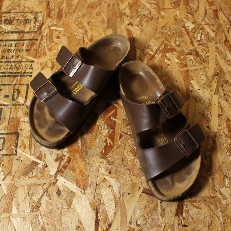 BIRKENSTOCK・ビルケンシュトック/古着/ブラウン/ARIZONAサンダル・スリッパ/38/24.5cm/