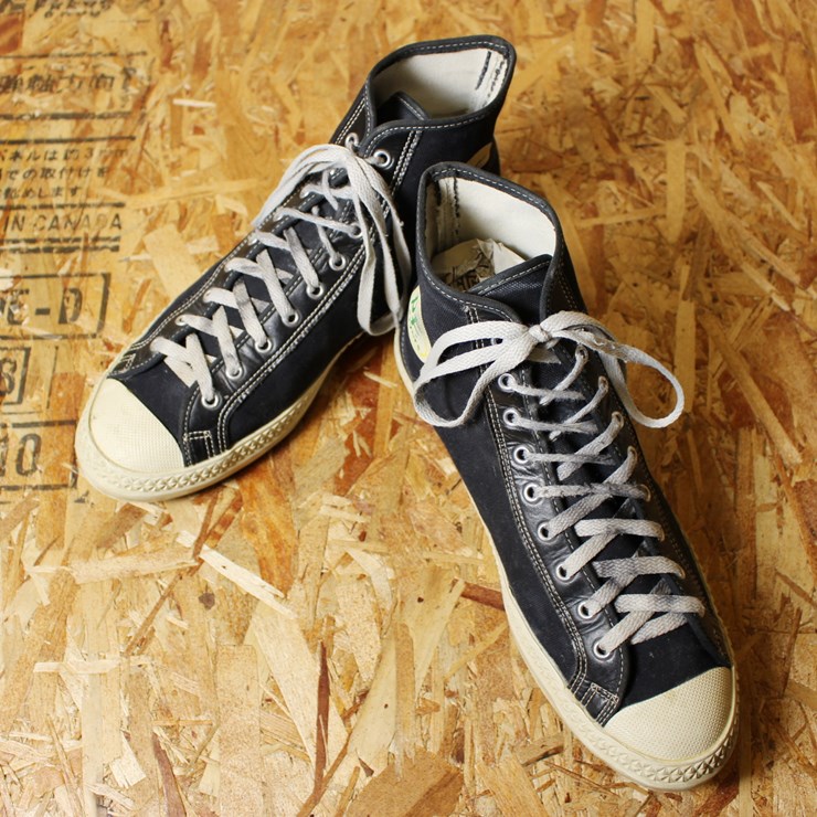 PF-FLYERS SPORTSHU 40s model キャンバス ハイカット スニーカー ブラック  シューズ 28.5cm