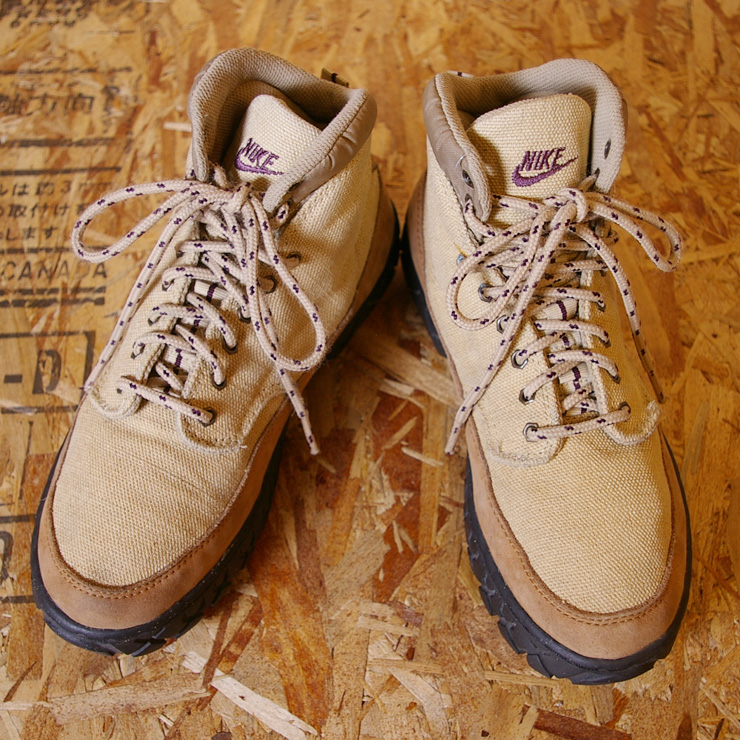 NIKE】古着90sNIKE ACG ZION(ジオン)スウェード×キャンバス ベージュ
