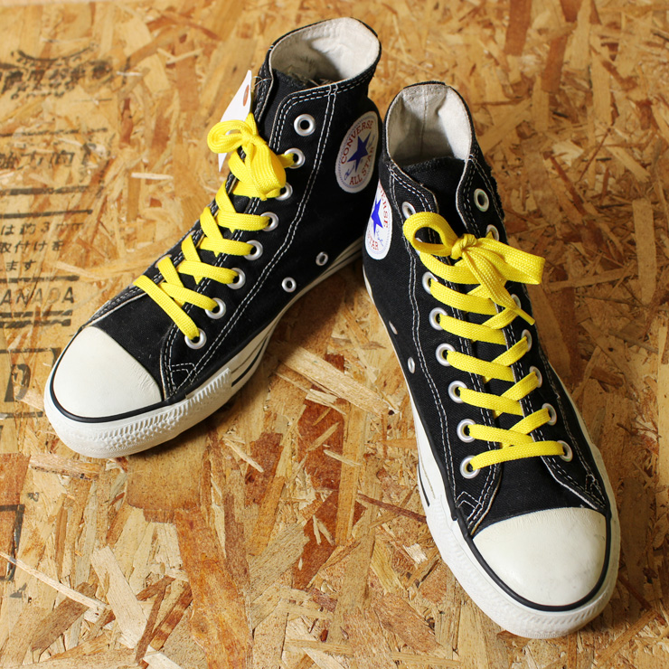 【CONVERSE】USA製ビンテージ90sALL STARオールスターブラック(黒)ハイカットスニーカー|US6.5|25cm相当|sh-sn-78