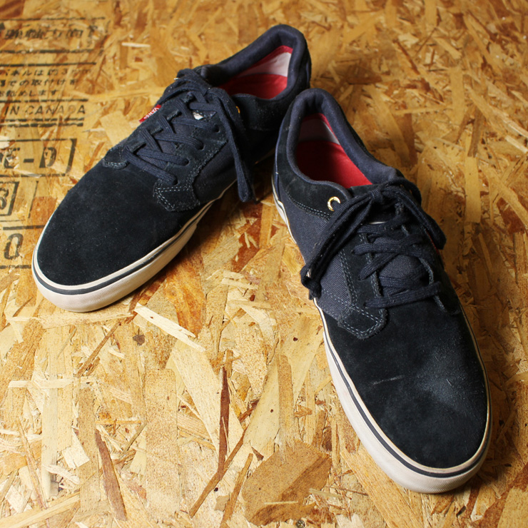 Vans Pro Skate The Type II/古着 ネイビー キャンバス×スウェードレザースニーカー/US10.5/28.5cm