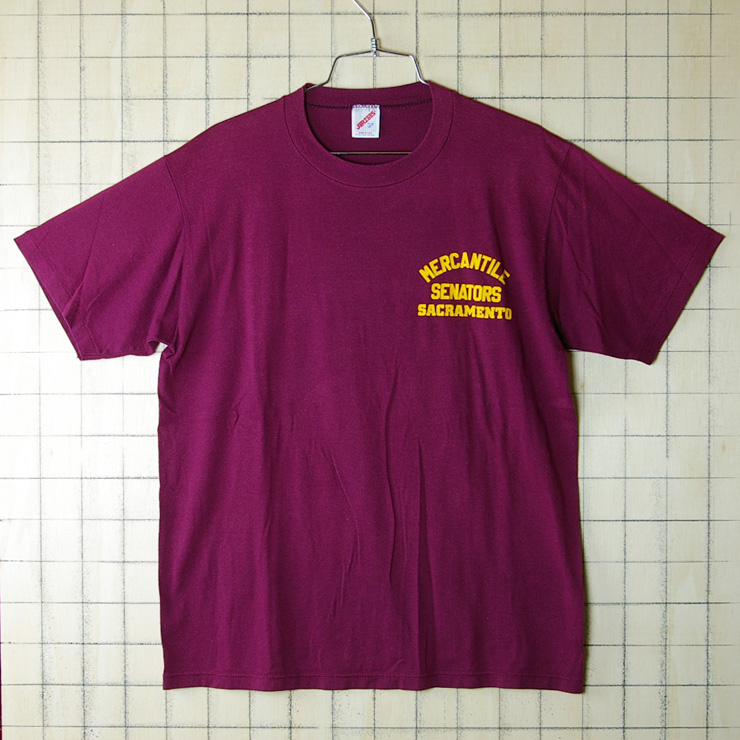 古着USA製mercantile senators sacramentoTシャツ