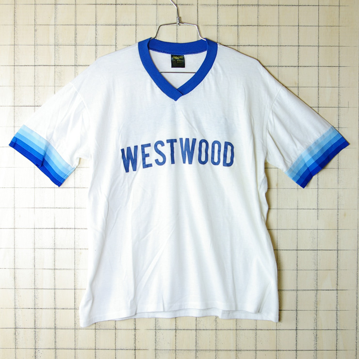 古着USA製WESTWOOD VネックTシャツ【Swingster】