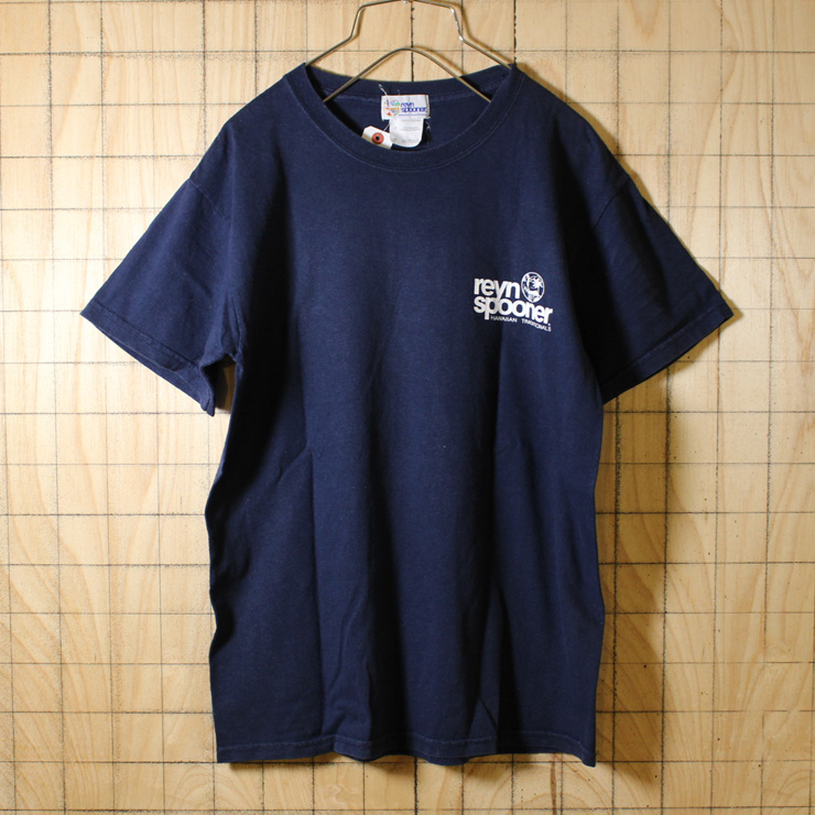 reyn spooner/古着レインスプーナーロゴバックプリントTシャツ/メンズSサイズ