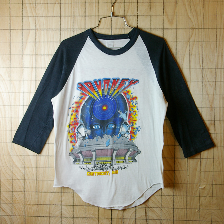 80s ビンテージ ラグラン 7部丈 Tシャツ tee アメカジ y2k 古着 - Tシャツ