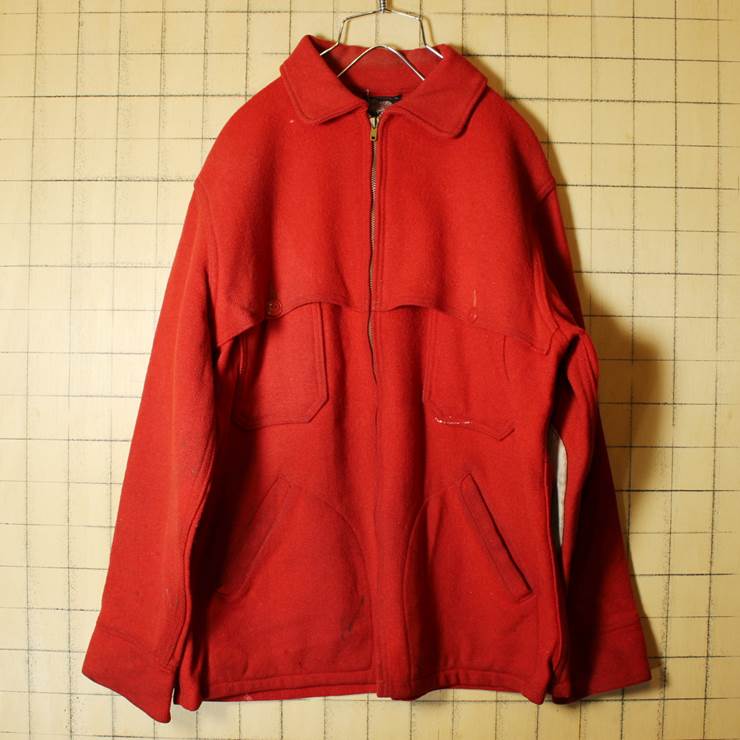 50s Woolrich ウールリッチ　チェック ウール マッキーノ ジャケット